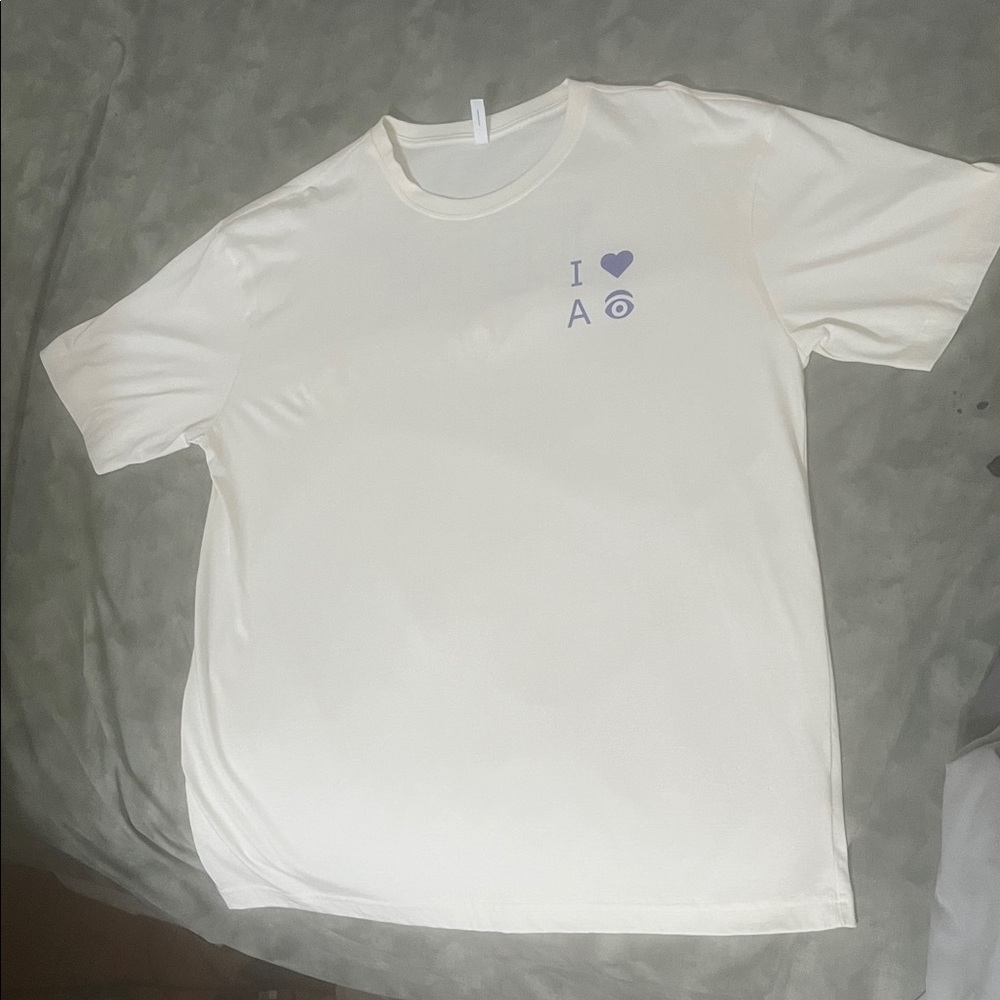 SUPIMA IBM 2025 T-Shirt NEW XL Ivory US Open I Heart AI Eye Vintage Style 9/7/25